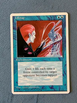 Lifetap, Fourth Edition, Magic the Gathering MTG - Image 1