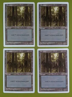 Swamp (438) x4 Fifth Edition 5th 4x Magic the Gathering MTG White Border - Image 1