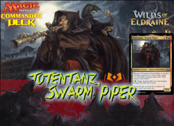 Totentanz, Swarm Piper MTG EDH Commander Deck, Rakdos Rat Tribal - Image 1