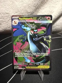 Mega Charizard X EX 109/94 Full Art Pokemon Phantasmal Flames NM - Image 1