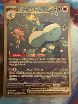 Pokemon TCG Jellicent EX Special Illustration Rare Full Art Holo 168/086 SV 270… - Image 1