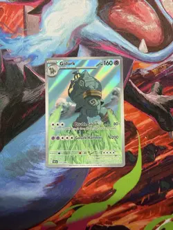 Pokemon TCG Golurk 123/086 Illustration Rare Full Art Holo Sv: Black Bolt - Image 1