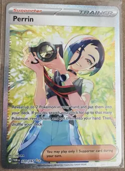 Pokemon Perrin SPECIAL ILLUSTRATION RARE. Twilight Masquerade 220/167 MINT! - Image 1