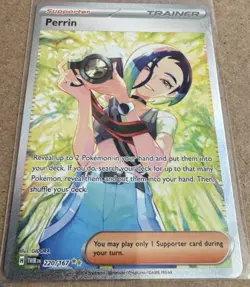 Pokemon Perrin SPECIAL ILLUSTRATION RARE. Twilight Masquerade 220/167 MINT! - Image 3
