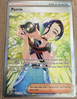 Pokemon Perrin SPECIAL ILLUSTRATION RARE. Twilight Masquerade 220/167 MINT! - Image 4