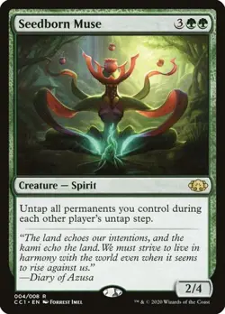 MTG English Seedborn Muse NM Normal Commander Collection: Green - Image 1