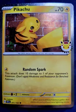 Pikachu (Pokemon Day 2026) 051/162 - Galaxy Swirl - Image 2