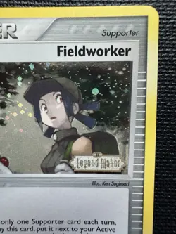 Pokemon Trainer Fieldworker Reverse Holo 73/92 Stamped Ex Legend Maker NM - Image 4