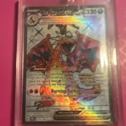 Pokemon TCG Charizard ex Ultra Rare Full Art Holo SV03 275/197 2023 330 HP - Image 1
