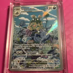 Pokemon TCG Garbodor Illustration Rare Full Art 204/182 SV04 Holo 120 HP - Image 1