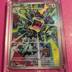 Pokemon TCG Loudred Illustration Rare Full Art SV04 Paradox Rift Holo 100 HP 21… - Image 1