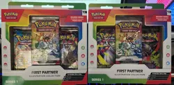 Pokemon TCG First Partner Illustration Collection Series 1 Lot of 2 Sealed - Image 1