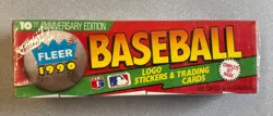 1990 Fleer Baseball Complete Set 660 Cards & 45 Stickers - Factory Sealed Box - Image 1