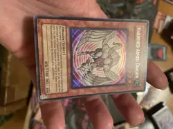Hardened Armed Dragon RGBT-EN083 Secret Rare 1st Edition Yugioh MP - Image 4