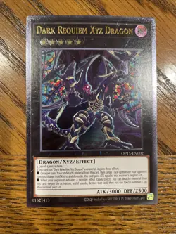Yu-Gi-Oh! Dark Requiem Xyz Dragon OP15-EN002 Ultimate Rare NM - Image 2
