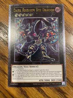 Yu-Gi-Oh! Dark Requiem Xyz Dragon OP15-EN002 Ultimate Rare NM - Image 3