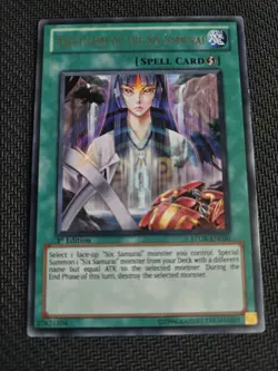 Asceticism of the Six Samurai STOR-EN050 Rare 1st Edition NM Yugioh - Image 1