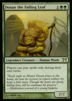 MTG English Dosan the Falling Leaf NM Normal Champions of Kamigawa - Image 1