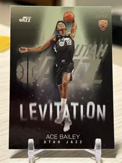 202425 Topps Flagship Basketball Ace Bailey Holo Foil Levitation rc - Image 1