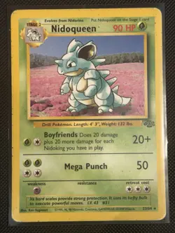 Nidoqueen 23/64 Jungle Regular Pokemon Card - Image 1