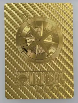 One Piece WANTED Franky Gold Foil Fan Art Collector Card TCG - Image 2