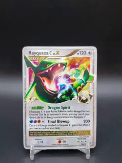 Rayquaza C LV.X 146/147 Supreme Victors Holo Rare DMG Pokemon Card - Image 1