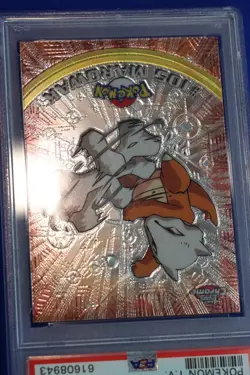 2000 Topps Chrome MAROWAK #105 POKEMON T.V. Trading Card PSA Graded NM-MT 8 RARE - Image 4