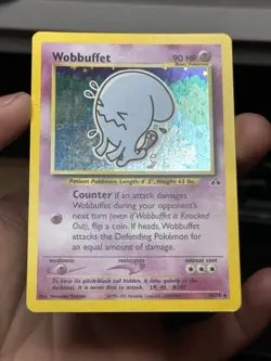 WOBBUFFET 16/75 LP/MP Holo Rare WoTC Neo Discovery Pokemon Card! - Image 3