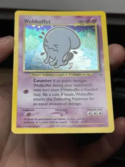 WOBBUFFET 16/75 LP/MP Holo Rare WoTC Neo Discovery Pokemon Card! - Image 4