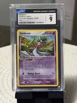 CGC 9 MINT Gardevoir 2007 EX Power Keepers 9/108 Holo Pokemon Card - Image 1