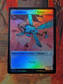 MTG Card: Treasure -- Thopter Token (March Machine: Aftermath) FOIL - Image 2
