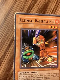 Yu-Gi-Oh! Card - Ultimate Baseball Kid SOD-EN021 - Heavily Played - Image 4