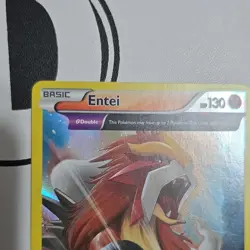 Pokemon Entei 15/98 XY - Ancient Origins Holo Rare Θ Double Card TCG NM - Image 3