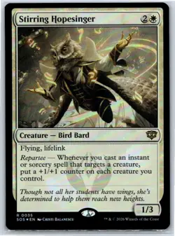 Stirring Hopesinger Foil Secrets of Strixhaven 35 NM MTG Card - Image 1