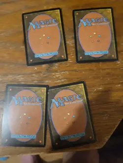 4x Chromeshell Crab Legions MTG Magic The Gathering Card Vintage Blue Rare Set - Image 2