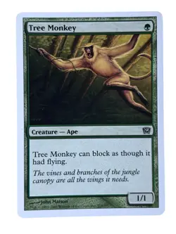 MTG Tree Monkey 9th Edition LP Light play Magic the Gathering Vintage - Image 1