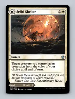 Sejiri Shelter Zendikar Rising Non-Foil MTG NM - Image 1