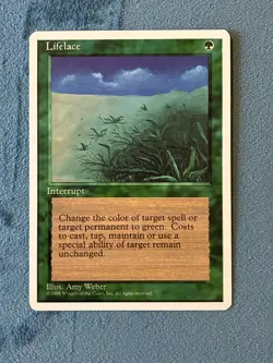 Lifelace, Fourth Edition, Magic the Gathering MTG - Image 1