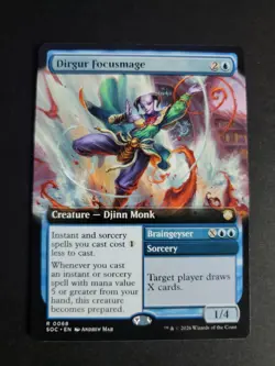 Dirgur Focusmage (Extended Art) Rare MTG Secrets of Strixhaven Commander - Image 1
