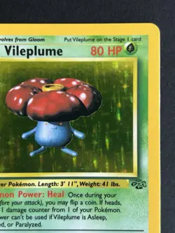 Pokemon TCG Jungle Vileplume #15/64 Unlimited Holo Rare Vintage 1999 LP/MP - Image 5
