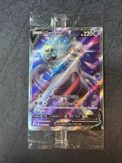 Mewtwo V SWSH229 Sword & Shield Black Star Promo Cards Holo Pokemon Go Sealed - Image 1