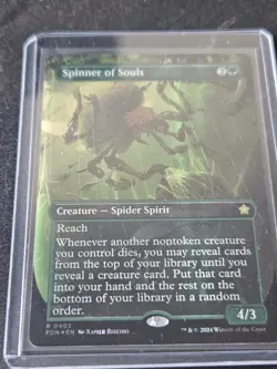 MTG Spinner of Souls Mana Foil Borderless, NM-Mint, English Foundations - Image 1