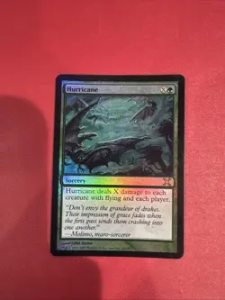 Hurricane 10th Edition FOIL mtg Played Mp - Image 1