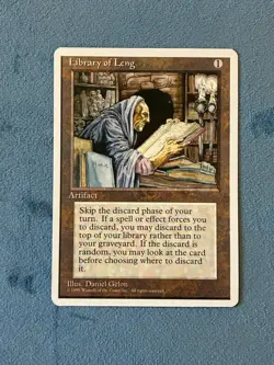 Library of Leng, Fourth Edition, Magic the Gathering MTG - Image 1