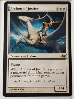 Archon of Justice - Eventide - Magic the Gathering MTG Nice! - Image 1