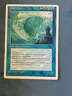Leviathan, Fourth Edition, Magic the Gathering MTG - Image 1