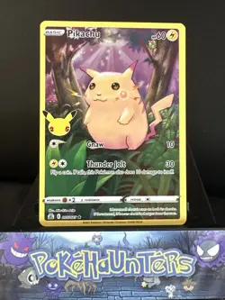 Pokemon Card Pikachu 005/025 Celebrations Holo Rare Played - Image 1