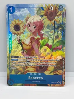 Rebecca (Alt Art) OP15-053 SR Adventure on KAMI's Island ONE PIECE ENGLISH🔥🔥 - Image 1