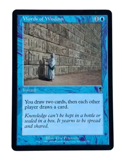 MTG Words of Wisdom Odyssey LP Light play Magic the Gathering Vintage - Image 1