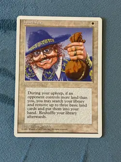 Land Tax, Fourth Edition, Magic the Gathering MTG - Image 1